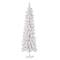 4ft. Pre-Lit White Artificial Alpine Pencil Tree, Clear Lights